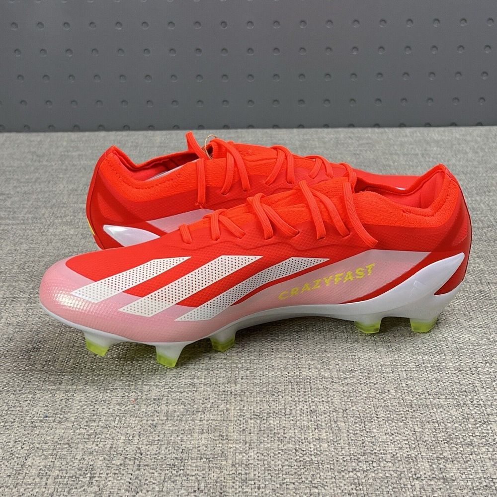 Adidas Soccer Cleats X CrazyFast Elite FG Solar Red IG0593 Mens 6.5 / Womens 7.5 - Picture 6 of 11